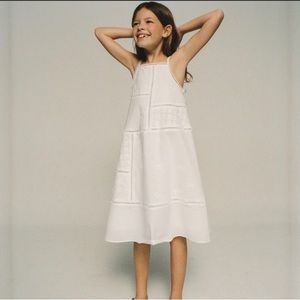 Zara Limited Edition Embroidered Patchwork Dress 11-12y